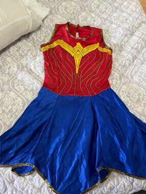Wonder woman Costume for Kids - Red, Blue, and Gold